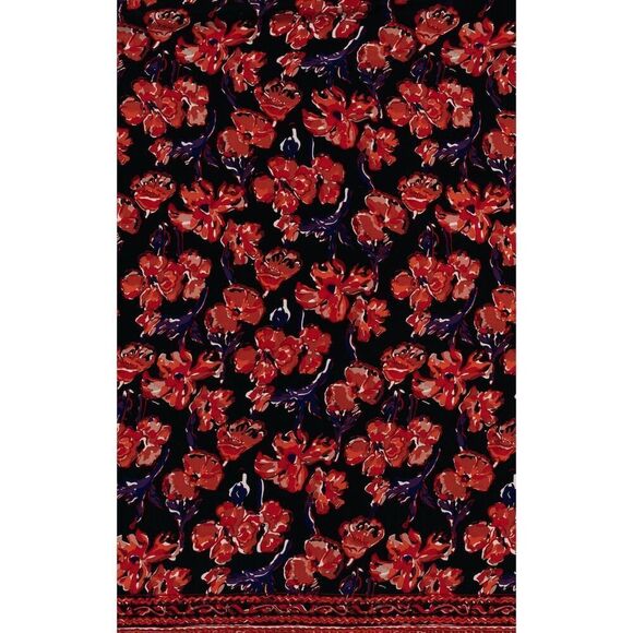 NWOT natalie martin GINA silk MAXI dress watercolor print small - Picture 6 of 11